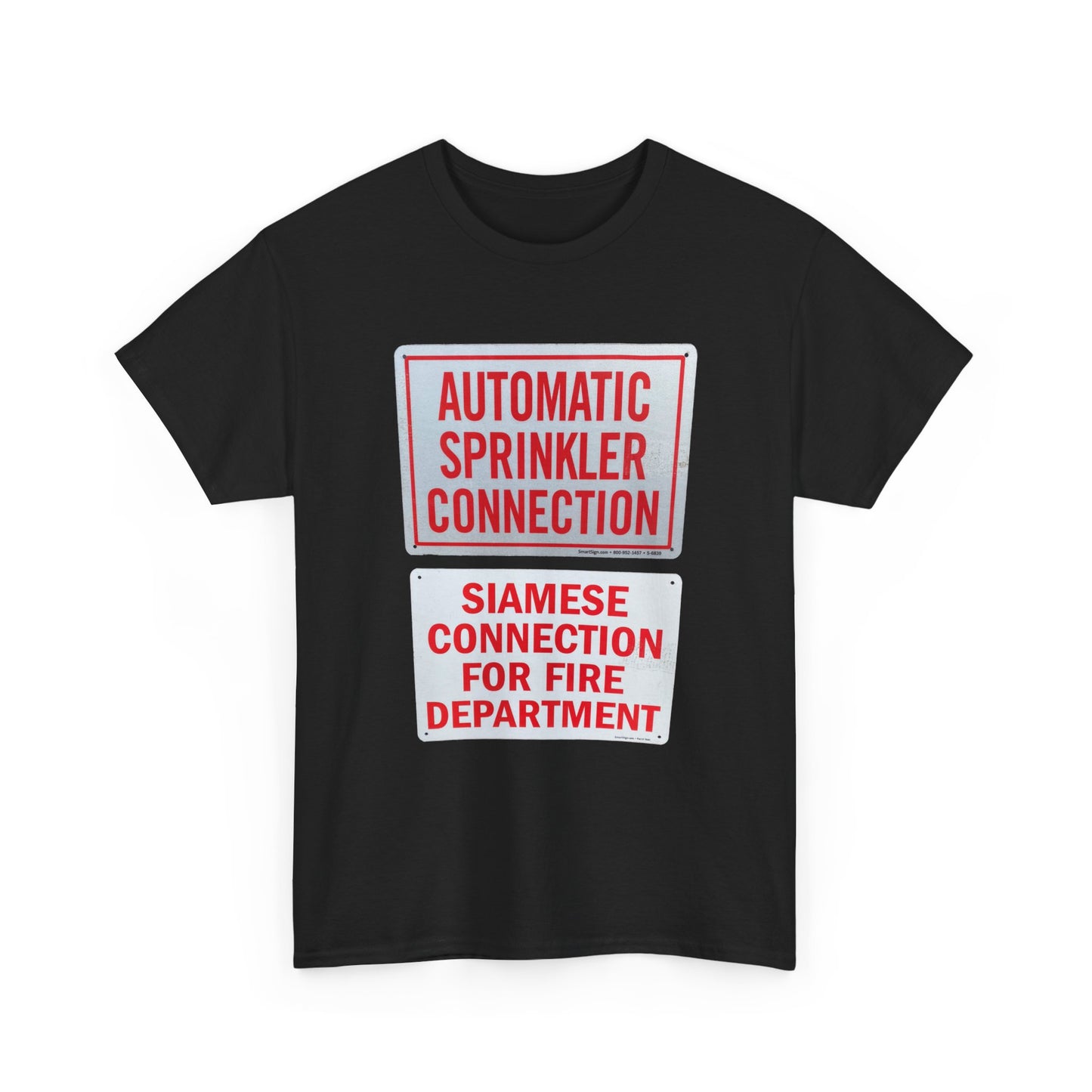 Automatic Sprinkler Connection T-Shirt | Fire Safety System Tee | Funny Fire Protection Shirt | Sprinkler System Humor | Worksite Safety Apparel